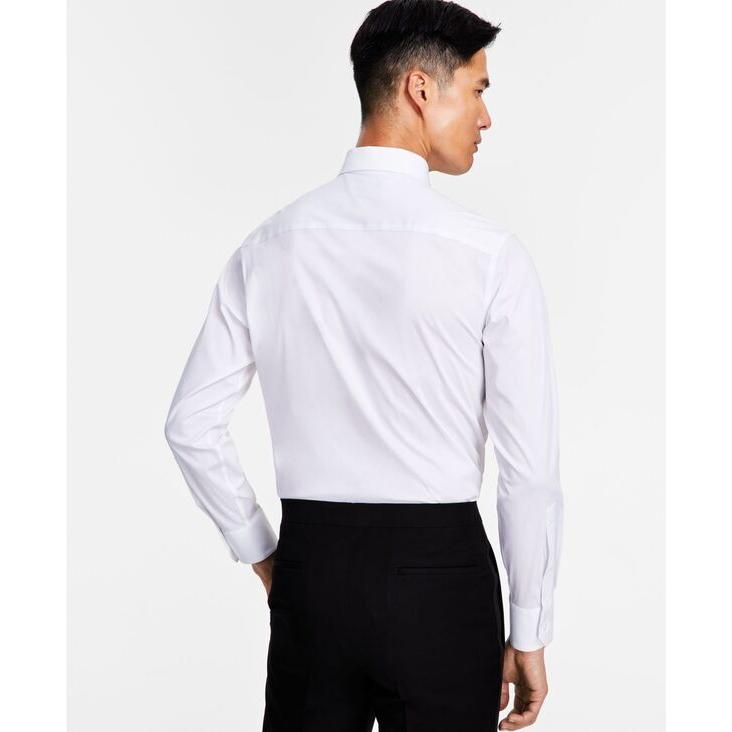 【 開梱 設置?無料 】 アルファニ メンズ シャツ トップス Men´s Slim Fit Formal Convertible-Cuff Dress Shirt