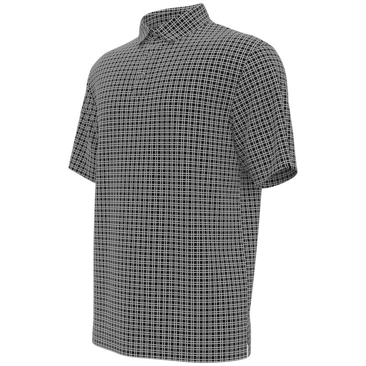 販売売筋品 ピージーエーツアー メンズ ポロシャツ トップス Men´s Plaid Print Short-Sleeve Performance Polo Shirt