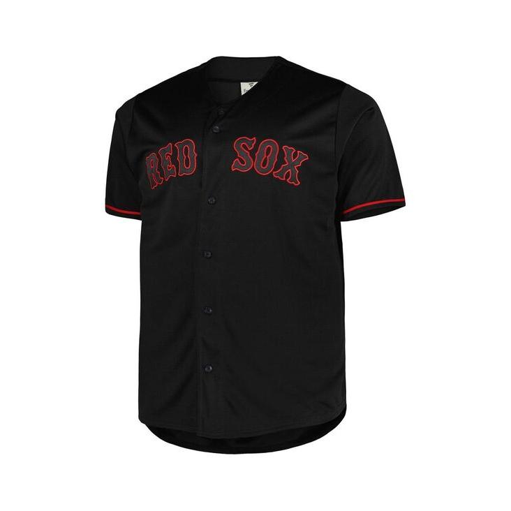 18％OFF プロファイル メンズ シャツ トップス Men´s Black Boston Red Sox Big and Tall Pop Fashion Jersey