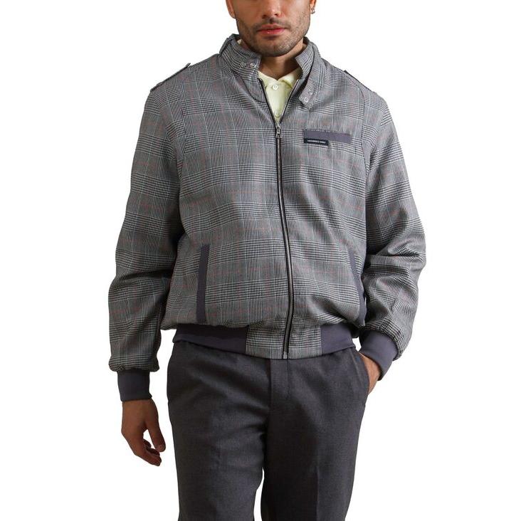 メンバーズオンリー メンズ ジャケット・ブルゾン アウター Men's Anderson Glen Plaid Iconic Racer Jacket｜revida2｜06