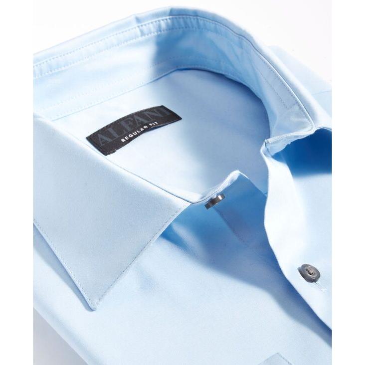 オンラインストア純正品 アルファニ メンズ シャツ トップス Men´s Regular-Fit Solid Dress Shirt