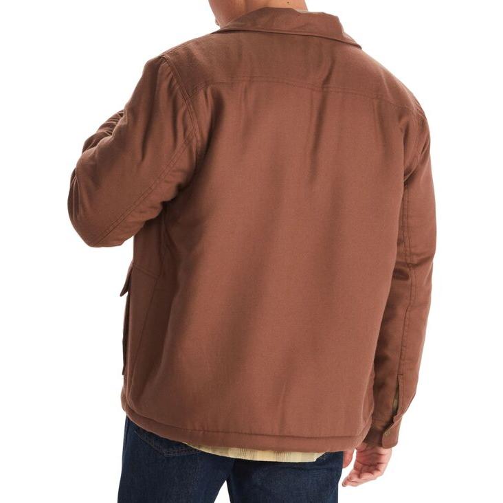 マーモット メンズ シャツ トップス Men's Ridgefield Fleece-Lined Flannel Shirt Jacket｜revida2｜02