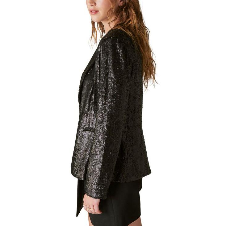 ラッキーブランド レディース アウター ジャケット・ブルゾン ブレザー Women's Sequin Open-Front Blazer｜revida2｜03