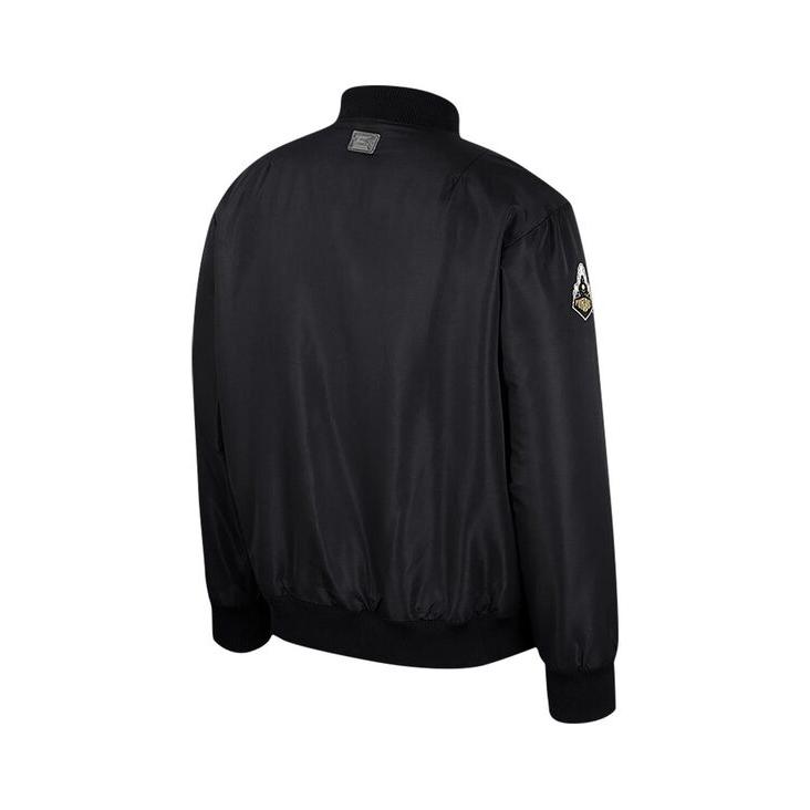 特価格安の通販 コロシアム メンズ ジャケット・ブルゾン アウター Men´s Black Purdue Boilermakers Full-Zip Bomber Jacket