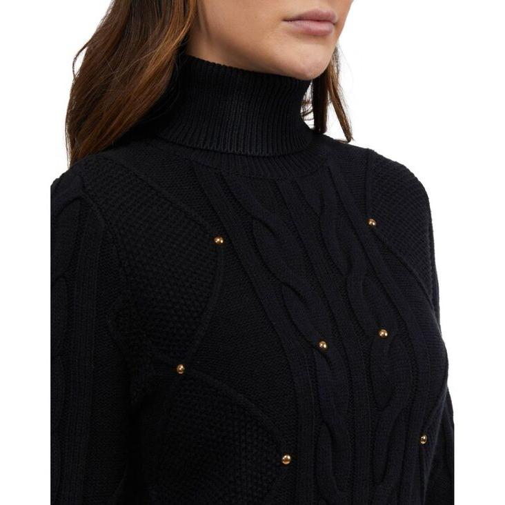 在庫あり　即納 ベベ レディース ニット・セーター アウター Women´s Stud Detail Tunic Sweater