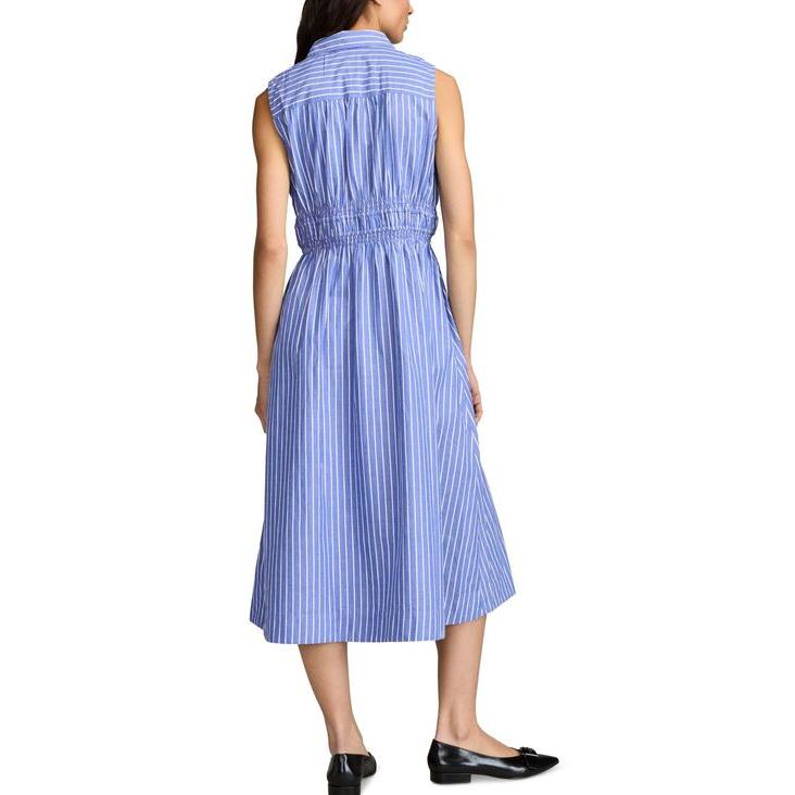 新品/正規品 ラッキーブランド レディース ワンピース トップス Women´s Striped Cotton Cinched-Waist Shirtdress
