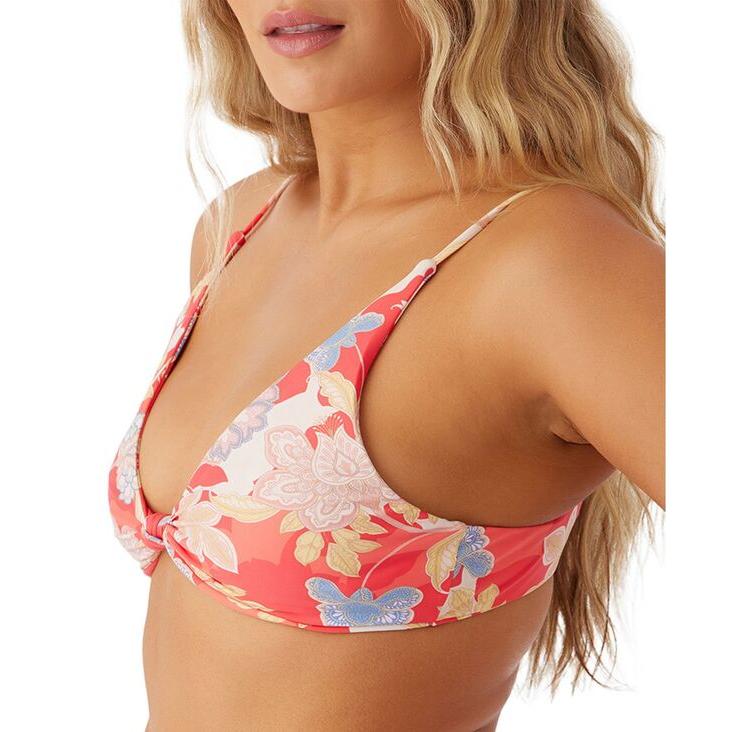 オニール レディース トップのみ 水着 Juniors' Antalya Floral Pismo Knot-Front Bikini Top｜revida2｜03