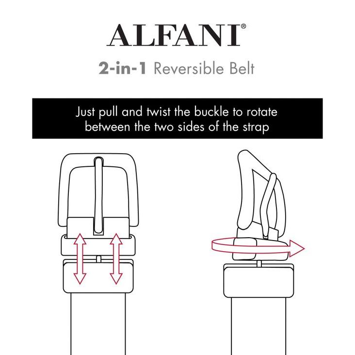 大量購入用 アルファニ メンズ ベルト アクセサリー Men´s Reversible Stretch Belt