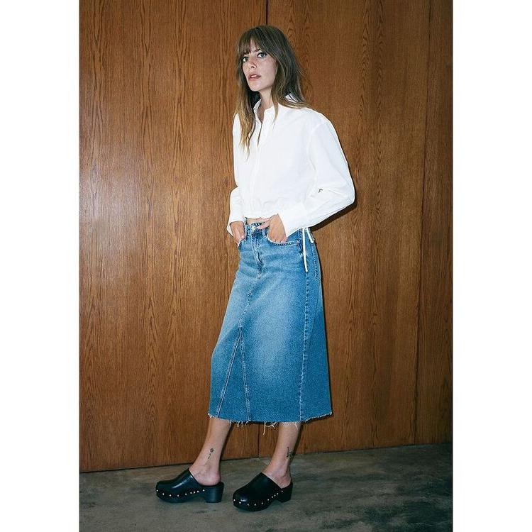 レイルズ レディース スカート ボトムス The Highland High Rise Denim Skirt｜revida2｜03