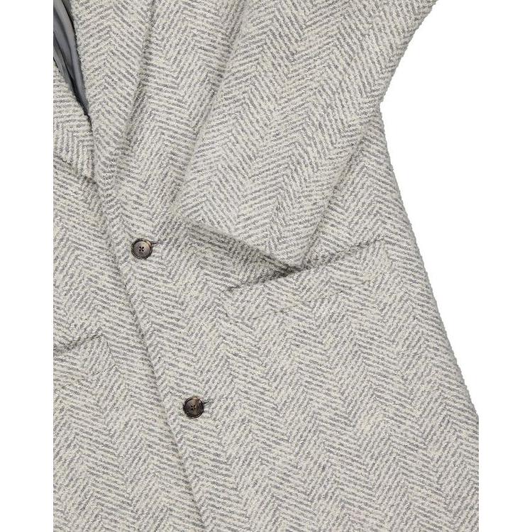 オンラインストア売り NN07 メンズ コート アウター Fulvio Wool Blend Relaxed Fit Coat