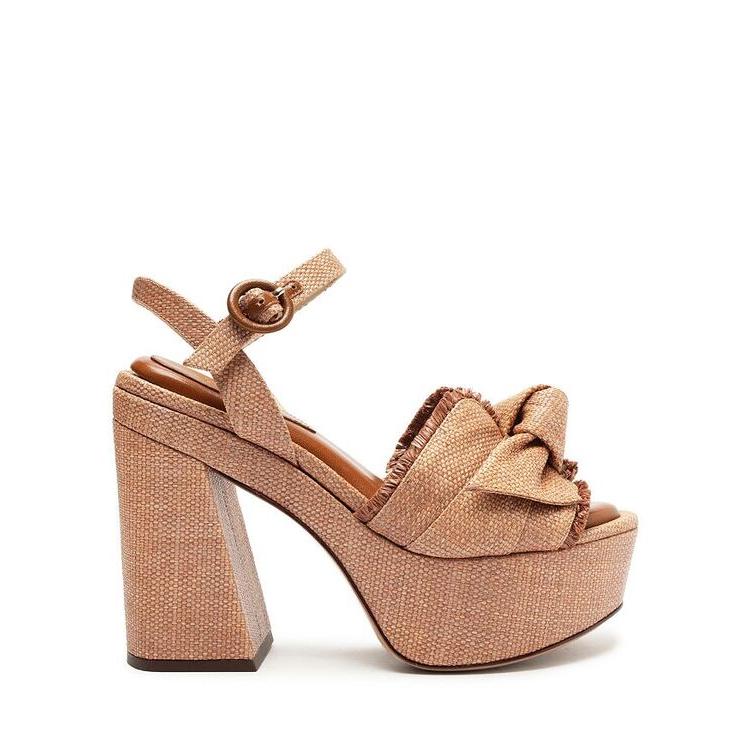 アレクサンドラバードマン レディース サンダル シューズ Women's Maxi Clarita Ankle Strap Embellished Platform Sandals｜revida2｜02