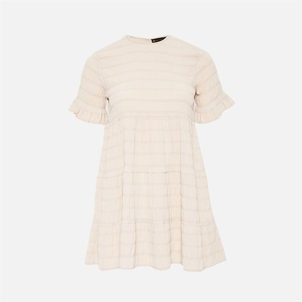 通販の人気 アイソウイットファースト レディース ワンピース トップス Textured Shirred Smock Dress