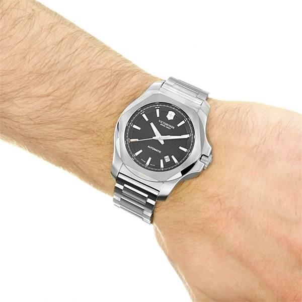 ビクトリノックス メンズ 腕時計 アクセサリー Victorinox Swiss INOX Mechanical 43mm Watch 241837｜revida2｜02