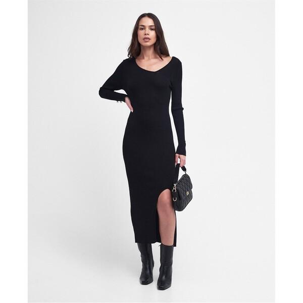 オリジナル  バブアー レディース ワンピース トップス Piquet Knitted Midi Dress