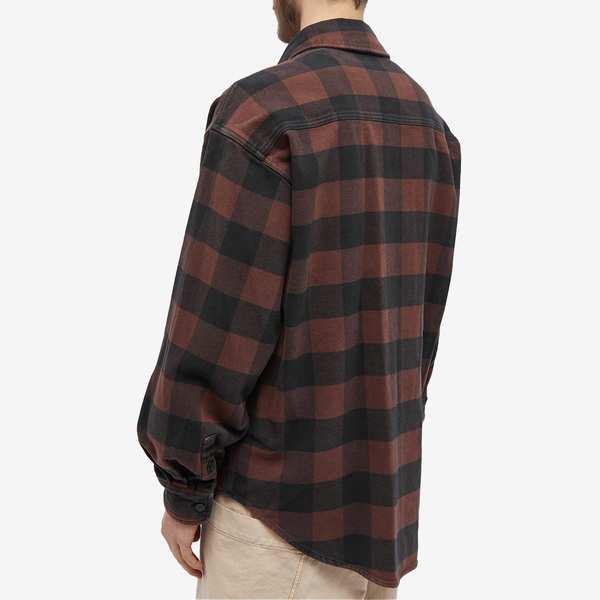 【新入荷】 パーム・エンジェルス メンズ シャツ トップス Palm Angels Monogram Overshirt 【VQL3647941012】(131488円)