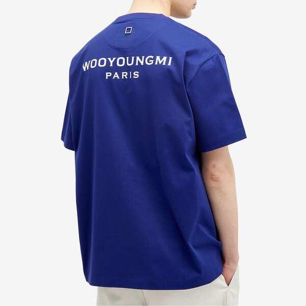 ウーヨンミ メンズ Tシャツ トップス Wooyoungmi Back Logo T-Shirt｜revida2｜03