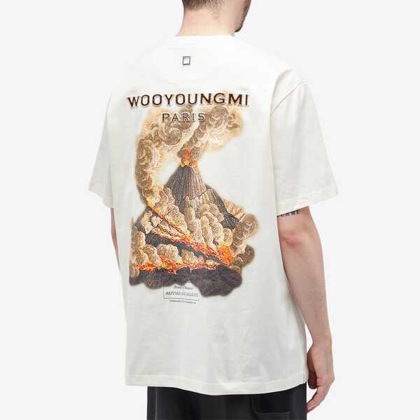 ウーヨンミ メンズ Tシャツ トップス Wooyoungmi Seoul Back Logo Mountain Graphic T-Shirt｜revida2｜03