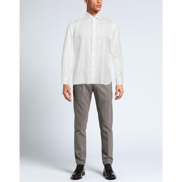 店舗や値段 ゼニア メンズ シャツ トップス Solid color shirt