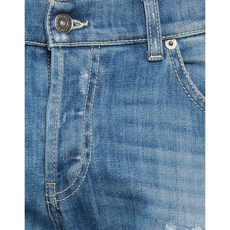 最安値挑戦!】 ドンダップ メンズ ボトムス デニムパンツ ジーンズ Denim pants YSL 大判ハンカチ ペイズリー スカーフ 透かし模様 フォーマル