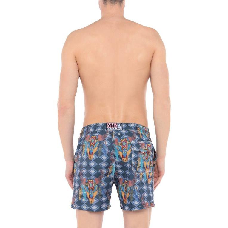 エムシーツーセイントバース メンズ ハーフパンツ・ショーツ 水着 Peacock Swim Shorts ★正規品特価セール★