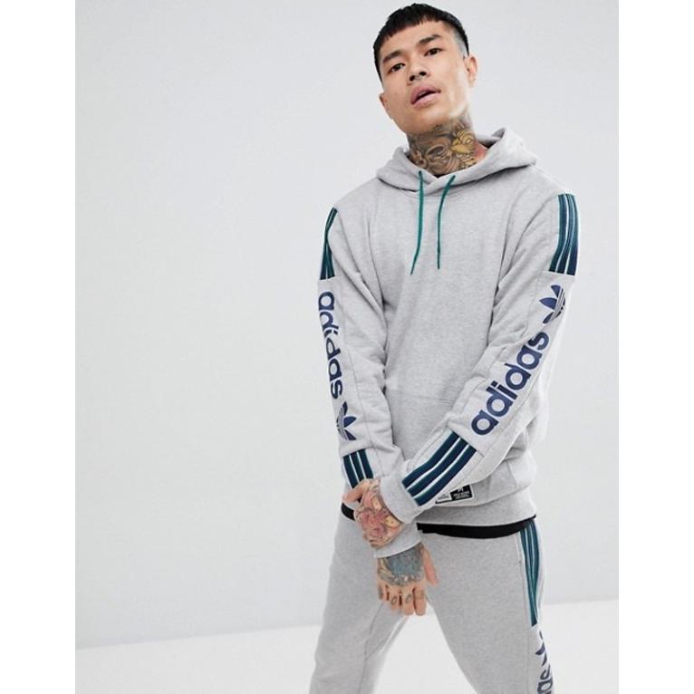送料込 アディダス メンズ パーカー スウェット アウター Adidas Skateboarding Quarzo Hoodie In Gray Ce17 お気にいる Www Udc Co Id