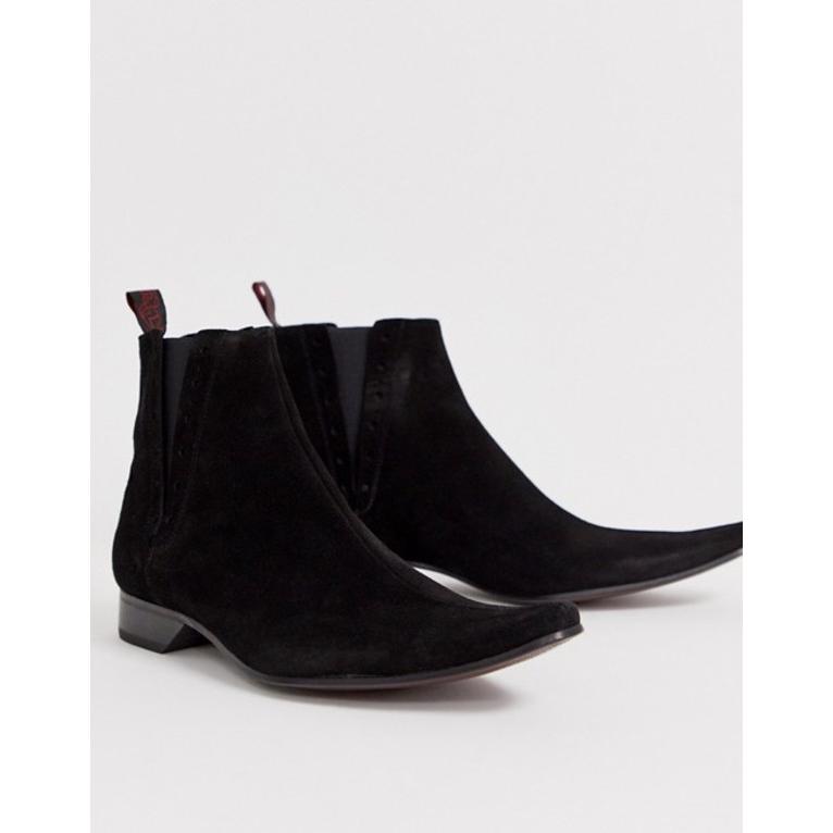 ジェフリーウェスト メンズ ブーツ レインブーツ シューズ Jeffery West Pino Chelsea Boot In Black Suede Fakfakkab Go Id