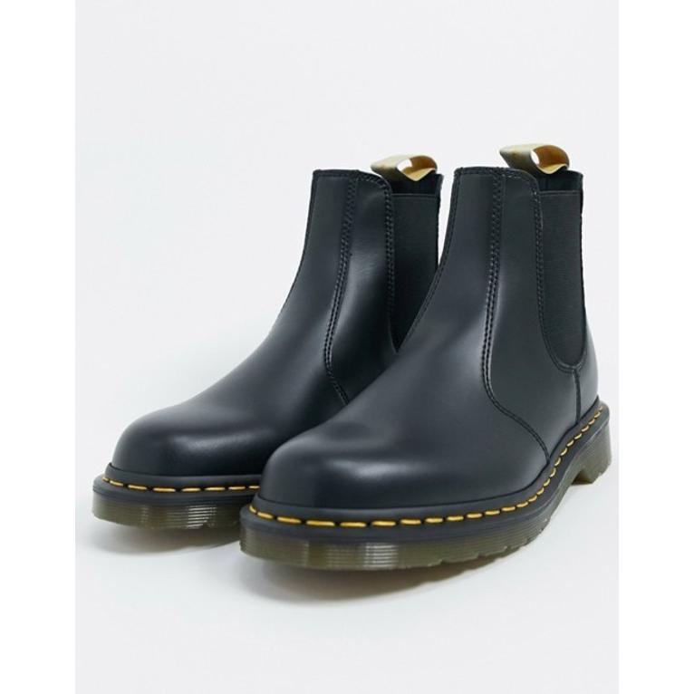 高い素材 ドクターマーチン メンズ ブーツ レインブーツ シューズ Dr Martens 2976 Vegan Chelsea Boots In Black 楽天ランキング1位 Soarco Org