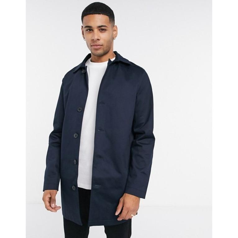 絶対一番安い セレクテッドオム メンズ コート アウター Selected Homme Trench In Navy 限定価格セール Uitcs Acm Org