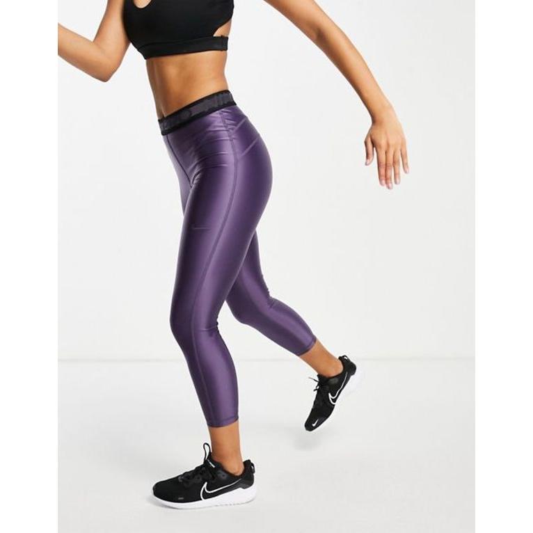 最安値で ナイキ レディース レギンス ナイキ レディース レギンス ボトムス Nike Pro Training 7 8 Leggings In Purple 下着 靴下 部屋着 Headshotsbar Com