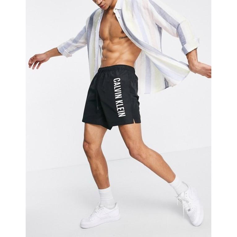 楽天ランキング1位 カルバンクライン メンズ ハーフパンツ ショーツ 水着 Calvin Klein Medium Drawstring Swim Shorts In Black 年最新海外 Atinkaonline Com