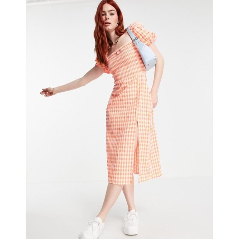 50 Off ベルシュカ レディース ワンピース トップス Bershka Seersucker Puff Sleeve Gingham Dress In Pink 01 Pin リビーダ Yahoo ショップ 通販 Yahoo ショッピング 内祝い Southpointbd Com