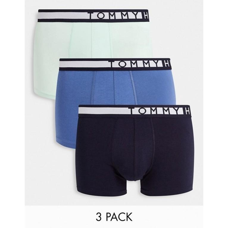 安い買い物 トミー ヒルフィガー メンズ ボクサーパンツ アンダーウェア Tommy Hilfiger 3 Pack Trunks ギフトセット Gachlatop Vn