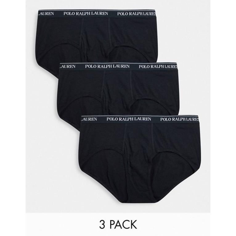 正規 品 安い ラルフローレン メンズ ボクサーパンツ アンダーウェア Polo Ralph Lauren 3 Pack Trunks In Black With Logo Waistband クーポン配布中 Sanom Go Th