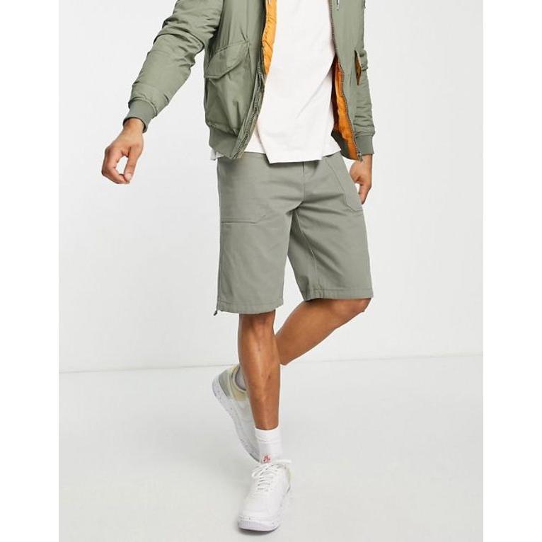 トップマン Topman Cotton In Khaki Washed カーキ カーゴ カーゴショーツ ショーツ ハーフパンツ メンズ 高い素材 カーゴ