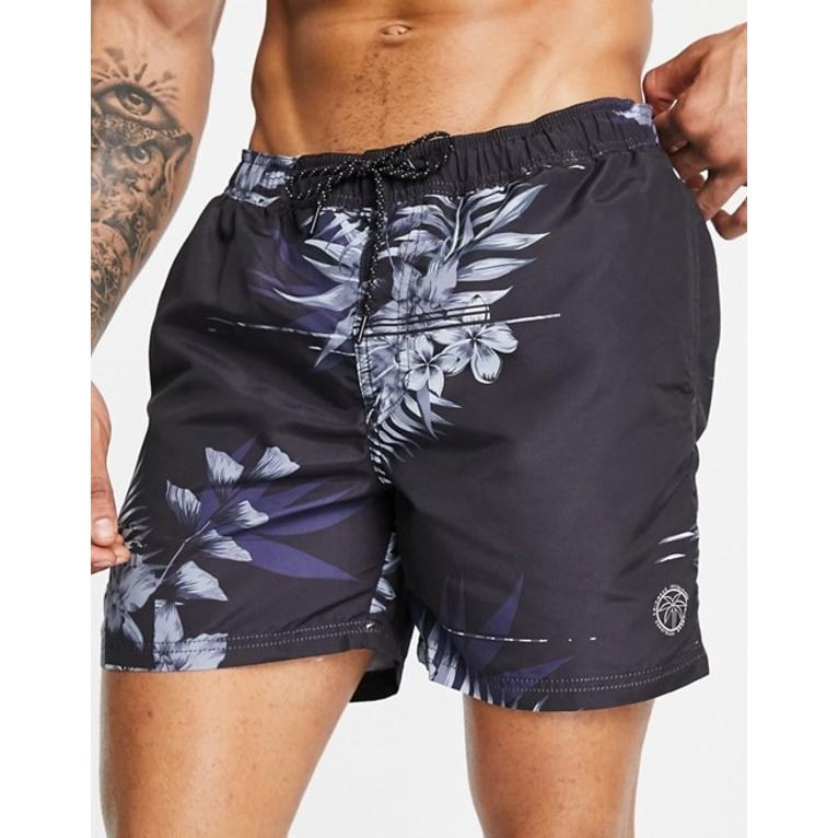 ジャック アンド ジョーンズ メンズ ハーフパンツ ショーツ 水着 Jack Amp Jones Intelligence Swim Short With Floral Print 通販でクリスマス