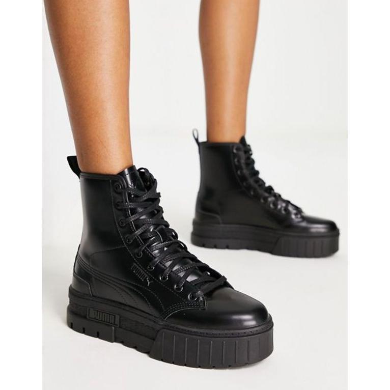 印象のデザイン Mayze Lipa Dua X Puma シューズ ブーツ レインブーツ レディース プーマ Boots Black In レイン ブーツ サイズ Us 5 5 Northshoreinn Net