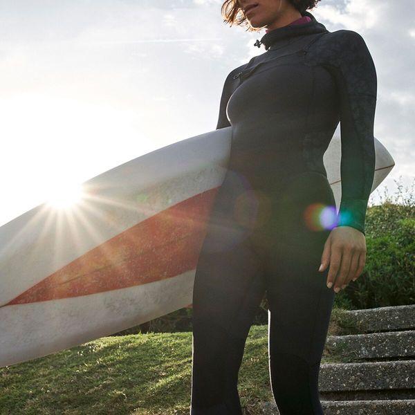 最大93%オフ! ロキシー レディース 上下セット Wetsuit 水着 Women リップカール レディース 上下セット 水着 Dawn Patrol Chest-Zip Hooded Wetsuit Women
