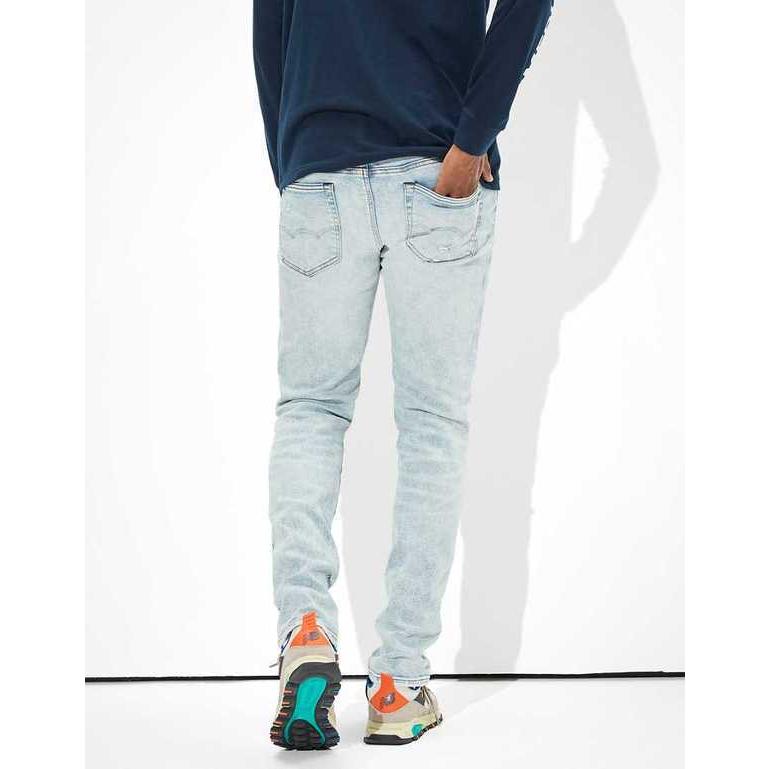 人気が高い アメリカンイーグル デニムパンツ メンズ American Eagle Ae Airflex Temp Tech Patched Athletic Skinny Jean Indigo Skylight Destroy 03 0114 5691 973 リビーダ Yahoo ショップ 通販 Yahoo ショッピング 最も優遇 Proin Best