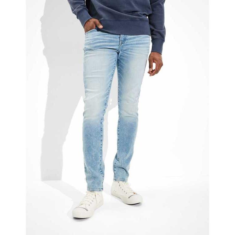 アメリカンイーグル デニムパンツ メンズ American Eagle Ae Airflex 360 Skinny Jean Light Bright Indigo 03 0119 6174 3 リビーダ Yahoo ショップ 通販 Yahoo ショッピング