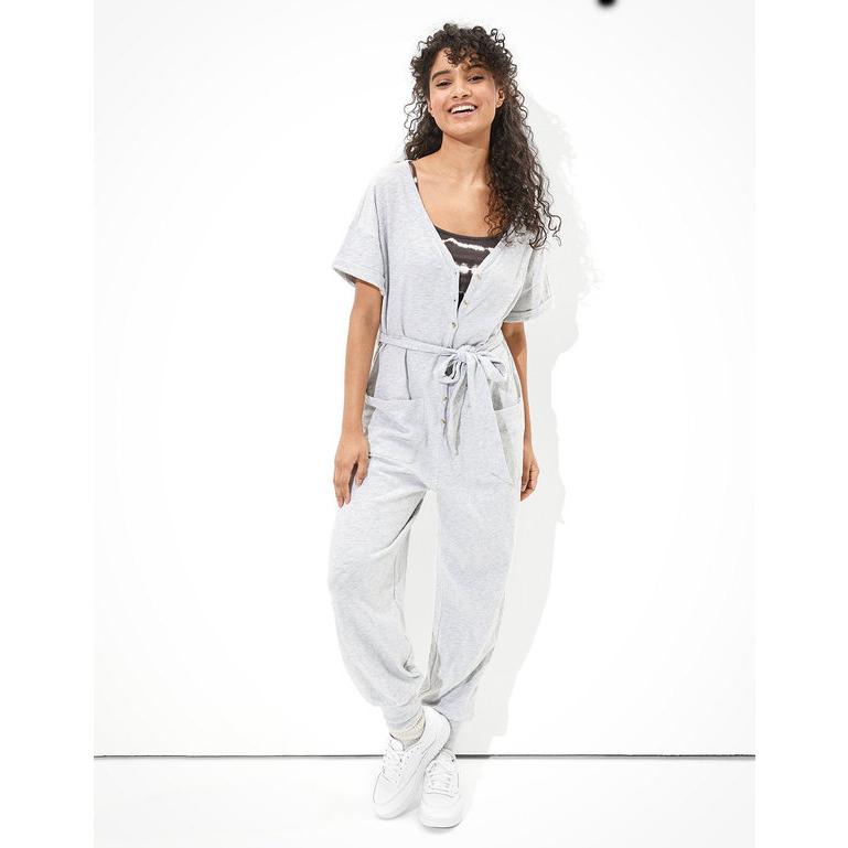即納最大半額 アメリカンイーグル ワンピース レディース American Eagle Ae Henley Jumpsuit Heather Gray 03 1399 6059 006 リビーダ Yahoo ショップ 通販 Yahoo ショッピング 期間限定特価 Tuintijdschrift Com