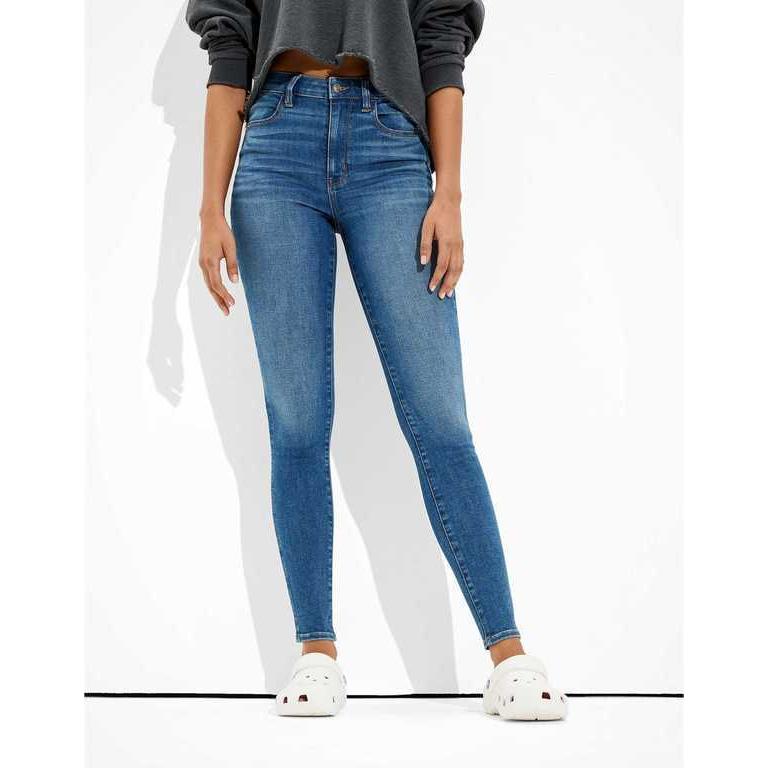 アメリカンイーグル デニムパンツ レディース American Eagle Ae Ne X T Level Super High Waisted Jegging Medium Bright Indigo 03 3435 3491 857 リビーダ Yahoo ショップ 通販 Yahoo ショッピング