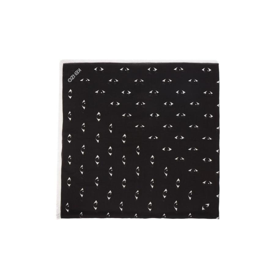 ケンゾー レディース マフラー ストール スカーフ アクセサリー Kenzo Multi Eyes Square Modal Silk Scarf Fakfakkab Go Id