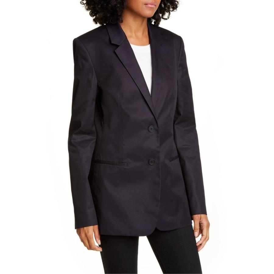 Helmut ヘルムート ジャケット ブルゾン Twill Resin Cotton Lang ラング ラング ファッション Blazer アウター Twill ショップ レディース 04 Ink リビーダ