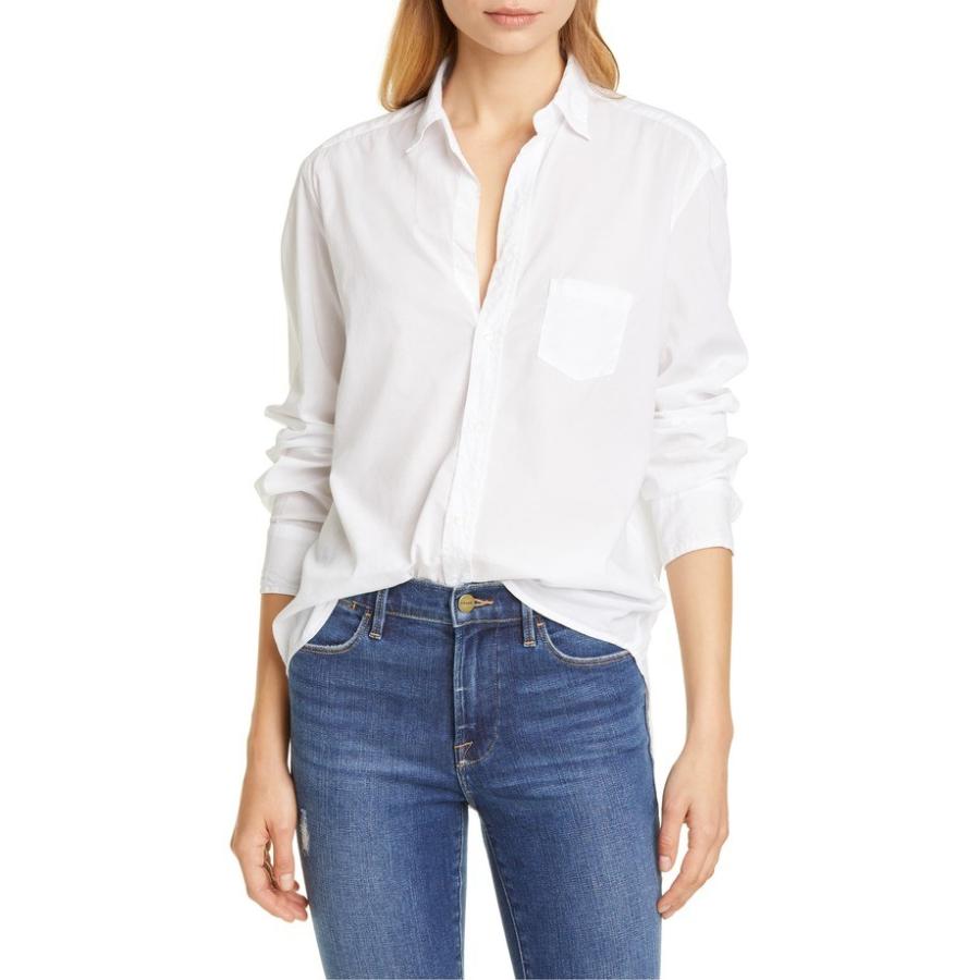 フランク アイリーン レディース シャツ トップス Frank Eileen Eileen Featherweight Cotton Shirt Www Nlqp Com