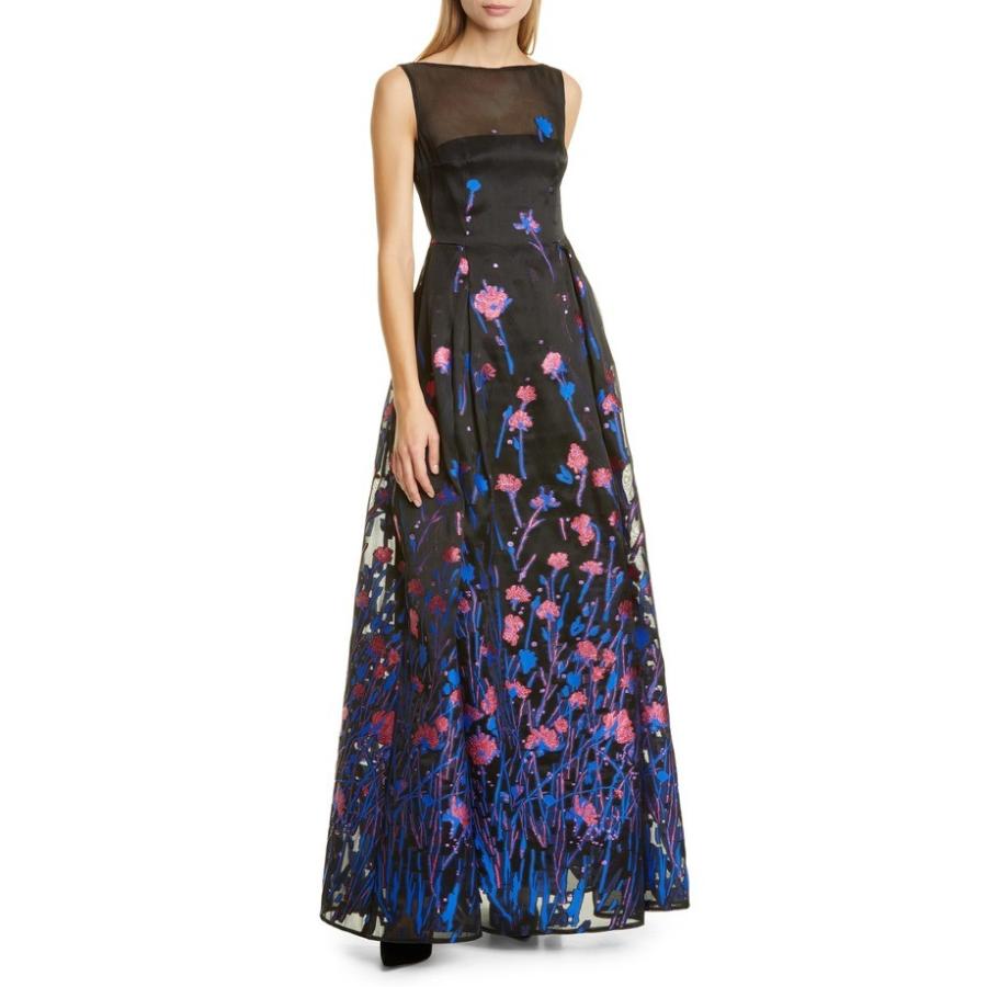 タルボールホフ レディース ワンピース トップス Talbot Runhof Poppy Field Fil Coupe Gown Www Dayanalangaro Com Br