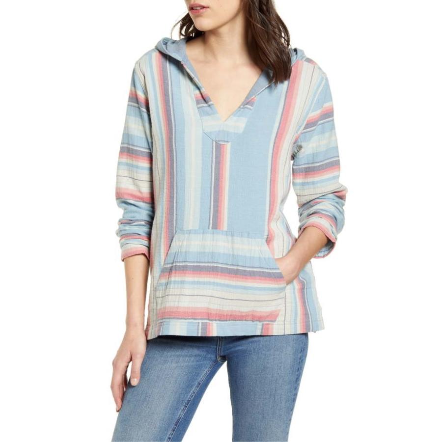 ファレティ レディース パーカー スウェット アウター Faherty Stripe Organic Cotton Baja Hoodie Angbar Kotabogor Go Id
