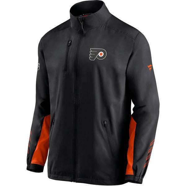 数量限定 ファナティクス レディース ジャケット ブルゾン アウター Nhl Philadelphia Flyers Authentic Pro Locker Room Rink Black Full Zip Jacket マンガ家 田中圭一先生 Biodynamic Ge