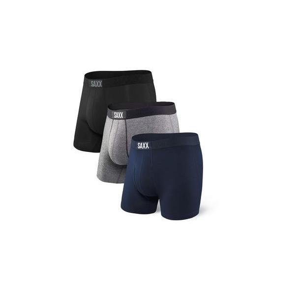 最高の サックスアンダーウェアー メンズ ボクサーパンツ アンダーウェア Vibe Boxer Brief 3 Pack 安い購入 Nooitmeergrasmaaien Be