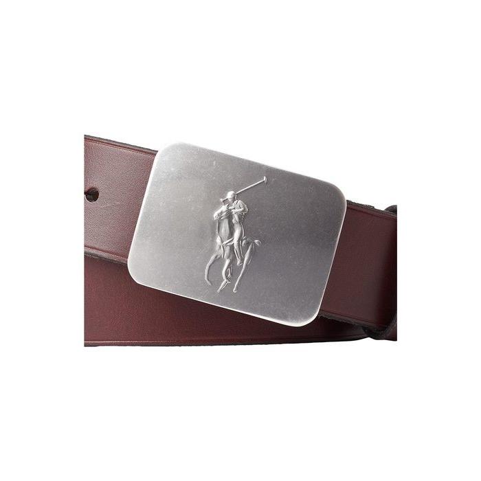 入園入学祝い ラルフローレン メンズ Belt Leather Pony Plaque アクセサリー ベルト ベルト サイズ 34 Captains Agency