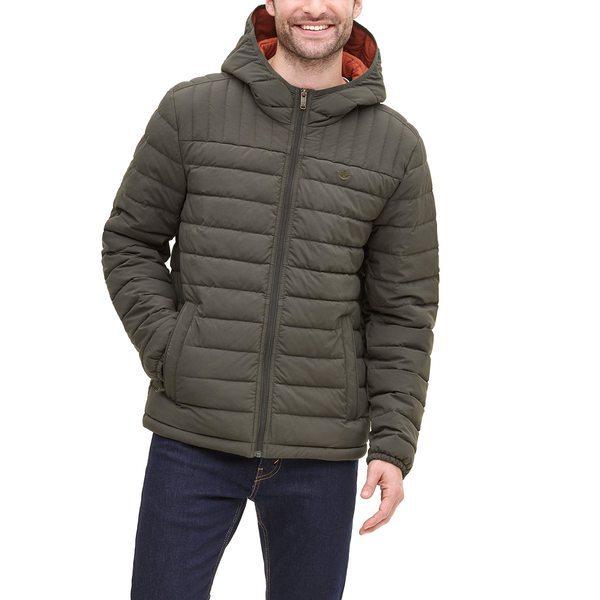 Dockers Men's The Liam Smart 360 Flex Stretch Quilted Hooded Puffer Jacket 